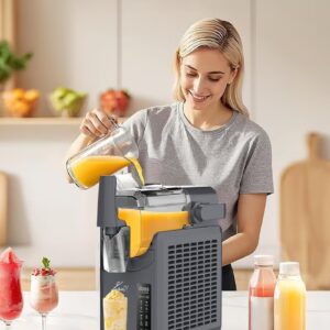 Enveix Slushie Machine, Professional Frozen Drink Maker, 2L Capacity,5 Preset Programs,Time Display, No Ice Needed - Image 3