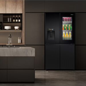 Hisense -780L / 615L Gross & Net Capacity , Premium Flat Door French Refrigerator Pure View Door Series 6.86 TFT Screen with Intelligent Hub Function, Advanced UV Ice & Water Treatment Technology, Anti Bacterial Guard, Connectife, Fresh Choice-RQ9P780TTS1-Black 240 W RQ9P780TTS1 black - Image 6