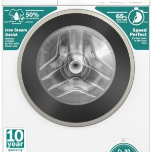 BOSCH 9Kg Free-Standing Washing Machine, Series 4, Front Loader 1400 rpm, Touch control buttons, 1 Year Manufacturer Warranty, 2300 W, WGA14400GC, White 9 kg 2300 W WGA14400GC White - Image 6