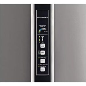 HITACHI 990L Gross Top Mount Double Door Premium Refrigerator, 10 Year Warranty on Inverter Compressor, 2 Doors Fridge, Dual Fan Cooling, LED Panel, Twist Ice Tray 452.6 kW RV990PUK1K1BSL Brilliant Silver - Image 3