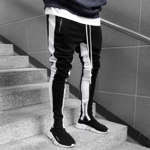Customizable Mens Joggers Casual Pants Fitness Men Sportswear Tracksuit Bottoms Skinny Sweatpants Trousers Suit Pants - Image 3