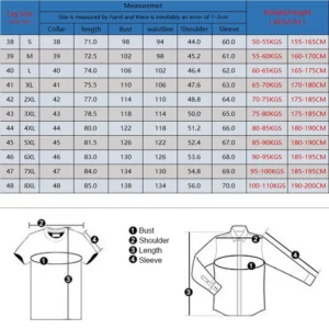 Men's Long Sleeve Shirt Non Ironing Plus Size Plaid Stripes Business Casual Dress Shirt Stylish Office Wear For Elegant Men - Image 6