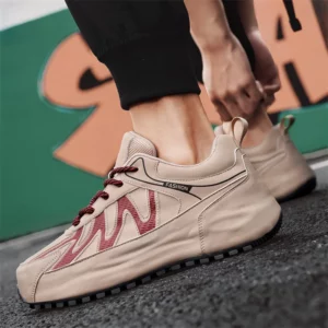 Men's Casual Sneakers Breathable Luxury Trainer Race Shoes Fashion Loafers Running Shoes for Male - Image 6
