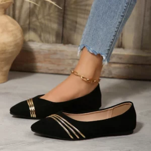 New Fashion Women Comfortable Large Size 36-43 Flat Bottom Slip-On Casual Women's Shoes Wear Daily Footwear - Image 2