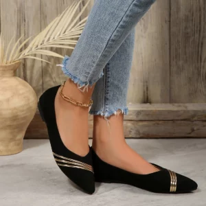 New Fashion Women Comfortable Large Size 36-43 Flat Bottom Slip-On Casual Women's Shoes Wear Daily Footwear - Image 5