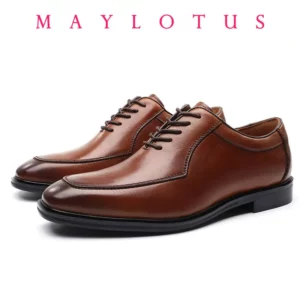 High Quality Handmade Oxford Dress Shoes Men PU Leather Suit Shoes Footwear Wedding Formal Italian Shoes Hot - Image 3