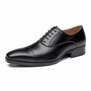 Quality Mens Dress Shoes Black Formal Social Shoes Male Business Wedding Derby for Man Luxury Oxford Loafers Zapatos De Hombre - Image 4