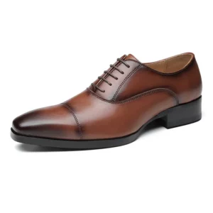 Quality Mens Dress Shoes Black Formal Social Shoes Male Business Wedding Derby for Man Luxury Oxford Loafers Zapatos De Hombre - Image 5