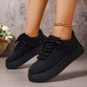 Women's Sneakers 2025 Spring and Autum New Fashion Design Thick-Soled Shoes Versatile Casual Sneakers Женская Обувь - Image 2
