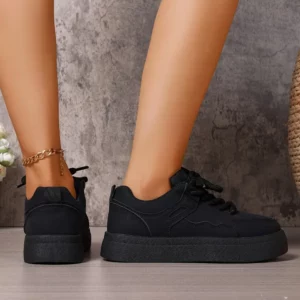 Women's Sneakers 2025 Spring and Autum New Fashion Design Thick-Soled Shoes Versatile Casual Sneakers Женская Обувь - Image 4