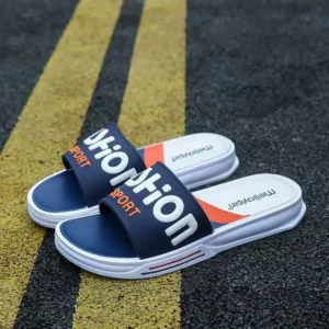 Summer New Big Size Men Slippers Unisex Open Toe Thick Sole Non Slip Breathable Home Slippers Lightweight Outdoor Beach Slippers - Image 1