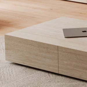 Elegant Retro Coffee Tables Trendy Aesthetic Wabi Sabi Unique Coffee Tables With Drawers Design Mesa Centro Furniture For Home - Image 3