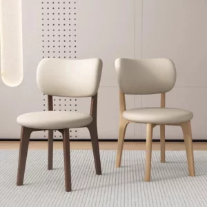 Set Of 2 European Dining Chairs Nordic Aesthetic Durable Elegant Dining Chairs Classic Comfortable Chaise Restaurant Furniture - Image 3