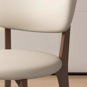 Set Of 2 European Dining Chairs Nordic Aesthetic Durable Elegant Dining Chairs Classic Comfortable Chaise Restaurant Furniture - Image 5