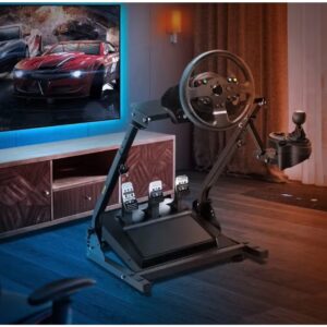 DEADSKULL Adjustable Racing Steering Wheel Stand Compatible with All Steering Wheels & Pedals on The Market - Image 5