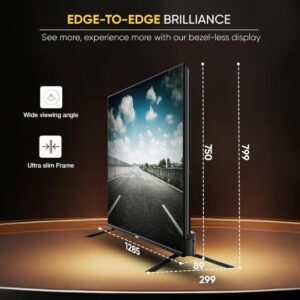 Hisense 43-Inch 4K UHD HDR Smart TV (Vidaa OS) 43A6GE Black - Image 5