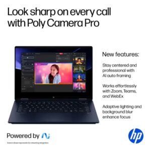 HP (Upgraded Version) OmniBook X Flip 2-in-1 Copilot+ PC Laptop With 14-Inch 2K Touch-Screen Display, Intel Core Ultra 7 Processor/16GB RAM/1TBSSD/Intel Arc Graphics/Windows 11 Home Atmospheric Blue Atmospheric Blue English Atmospheric Blue - Image 4