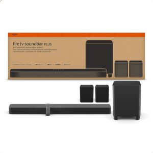 Amazon Fire TV Soundbar Plus with subwoofer and surround sound speakers (newest model), 5.1 channel, Dolby Atmos, clear dialogue - Image 7