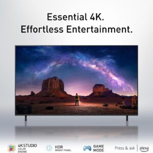 Panasonic W70 Series (2025 Model) 55" LED 4K Ultra HD Smart Fire TV, Press & Ask Alexa, Apple AirPlay, HDR10+, HDMI 2.1, and Bluetooth Support - 55W70BP - Image 8