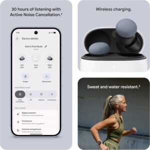 Google Pixel Buds Pro 2 - Wireless Bluetooth Earbuds with Pro-Level Active Noise Cancellation - Built for Gemini AI Assistant - Moonstone (2025 Model) - Image 3