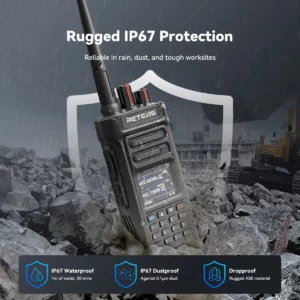 Retevis RT29S Upgrade Version of RT29 Walkie Talkie IP67 2800mAh Long Range Two-Way Radio with LCD for Security Commercial - Image 3