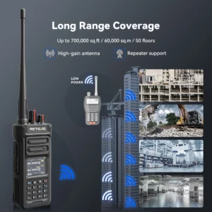 Retevis RT29S Upgrade Version of RT29 Walkie Talkie IP67 2800mAh Long Range Two-Way Radio with LCD for Security Commercial - Image 4