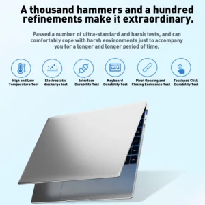 14.1" Ultra Slim Notebook 16GB RAM 2TB SSD Intel N3700 Gaming Laptop 1920*1080 Display Office Study Computer PC Windows 11 Pro - Image 5