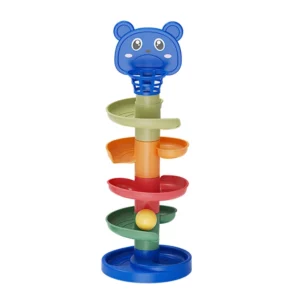 Baby educational fun track slide ball baby rolling ball early education stacking turn toy tower - Image 6