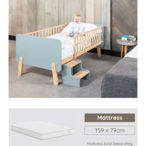 High Quality Modern Factory Natural Solid Wood Beside Bed Convertible Small Wooden Durable Kids Toddler Bed Frame - Image 6