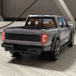 1:20 Ford Raptor F150 Pickup Truck Toy Car Model Alloy Diecast Doors Opened Pull Back Sound Light Scale Model Car Toys For Boys - Image 3