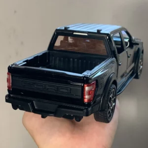 1:20 Ford Raptor F150 Pickup Truck Toy Car Model Alloy Diecast Doors Opened Pull Back Sound Light Scale Model Car Toys For Boys - Image 7