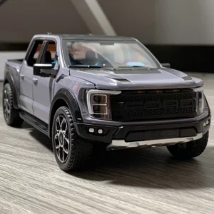 1:20 Ford Raptor F150 Pickup Truck Toy Car Model Alloy Diecast Doors Opened Pull Back Sound Light Scale Model Car Toys For Boys - Image 6