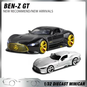 1:32 GT Car Diecast Metal Alloy Model Car Sound and Light Hobbies High Simulation Collections Ornaments Boyfriend - Image 3