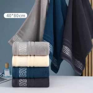 Large Thick Cotton Face Bath Towel Set, Bathroom for Adults, Women, Men, 80*160, 40*80 cm, High Quality - Image 10