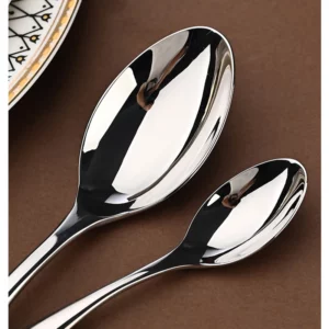 5Pcs 304 stainless steel flatware knife fork cutlery set restaurant kitchen Home commercial high-end dinnerware cutlery - Image 4