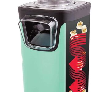 Dash Turbo Pop Popcorn Maker - Theater-Style Popcorn Machine - Comes with Measuring Cup & Butter-Melting Tray - Convenient, Space-Saving Design - 8 Cups, Aqua - Image 2