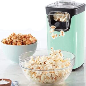 Dash Turbo Pop Popcorn Maker - Theater-Style Popcorn Machine - Comes with Measuring Cup & Butter-Melting Tray - Convenient, Space-Saving Design - 8 Cups, Aqua - Image 3