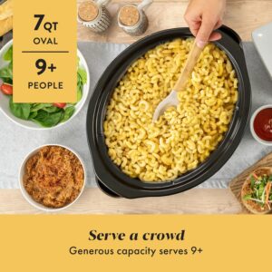 Crock-Pot 7 Quart Oval Manual Slow Cooker, Stainless Steel (SCV700-S-BR), Versatile Cookware for Large Families or Entertaining - Image 6