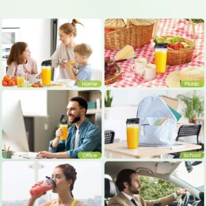 Blenders for Smoothie, 900W Personal Blender for Shakes and Smoothies with 2 * 22oz BPA Free Portable Cups, Small Juicer for Protein Shake, Baby Food, Frozen Drink - Image 3