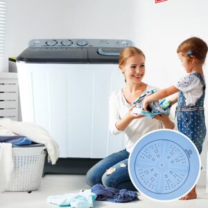 Impex 7 kg Capacity Top Load Washing Machine - 7KG Semi-Automatic Washing Machine Cloth Dress Cleaning, 350W Power, Spin 160W, Top Load, Energy-Efficient, 2 Years Warranty – Black/White/Grey - WM 4204 7 kg 350 W WM 4204 Black/White/Grey - Image 5