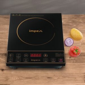 Impex Infrared Induction Cooktop 1500W with 8 Power Levels, 5 Cooking Modes, 4-Digit LED Display, 24-Hour Preset Timer, Overheating Protection, Micro crystal plate and Universal Pot Compatibility IR 2701 A Black - Image 7