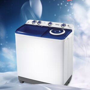 Impex 12 kg Capacity TWIN TRRB Washing Machine - 12KG Semi-Automatic Washing Machine Cloth Dress Cleaning, 420W Power, Spin 180W, Top Load, Energy-Efficient, 2 Years Warranty 12 kg 420 W WM 4205 Black/White/Grey - Image 3