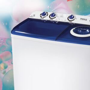 Impex 12 kg Capacity TWIN TRRB Washing Machine - 12KG Semi-Automatic Washing Machine Cloth Dress Cleaning, 420W Power, Spin 180W, Top Load, Energy-Efficient, 2 Years Warranty 12 kg 420 W WM 4205 Black/White/Grey - Image 6