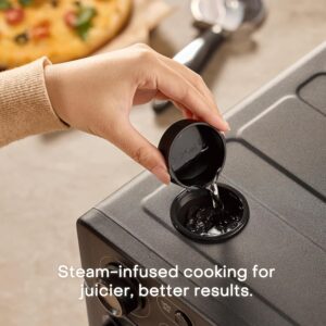 nutricook Air Fryer + Toaster Oven – 30L Stainless Steel Oven with Rotisserie, Steam-Infused Cooking, 12 Smart Programs, Dual Fan Speeds, 6 Heating Elements, Crystal-Clear Window, 2-Year Warranty 30 L 1700 W NC-AFTO330K Black - Image 6