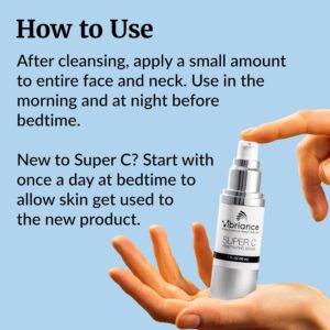 Vibriance Super C Serum for Mature Skin - All-in-One Vitamin Formula Hydrates, Firms, Lifts, Smooths, Targets Age Spots, Wrinkles, 1 fl oz - Image 6
