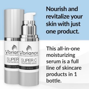 Vibriance Super C Serum for Mature Skin - All-in-One Vitamin Formula Hydrates, Firms, Lifts, Smooths, Targets Age Spots, Wrinkles, 1 fl oz - Image 7