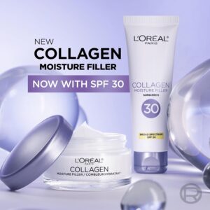 L’Oreal Paris Collagen Daily Face Moisturizer, Anti Aging Face Cream to Reduce Wrinkles and Provide Intense Hydration, 1.7 oz - Image 4