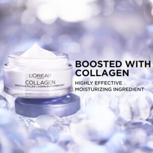 L’Oreal Paris Collagen Daily Face Moisturizer, Anti Aging Face Cream to Reduce Wrinkles and Provide Intense Hydration, 1.7 oz - Image 6