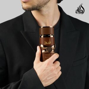 Lattafa Asad Bourbon for Unisex Eau de Parfum Spray, 3.4 Ounce / 100 ml | for Unisex - Image 3