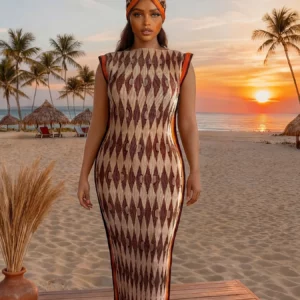 Summer New Fashion African Dresses For Women Elegant Printed Silk Muslim Lady Long Hijab Kaftan Dress Oversize Kuwait Abaya - Image 5